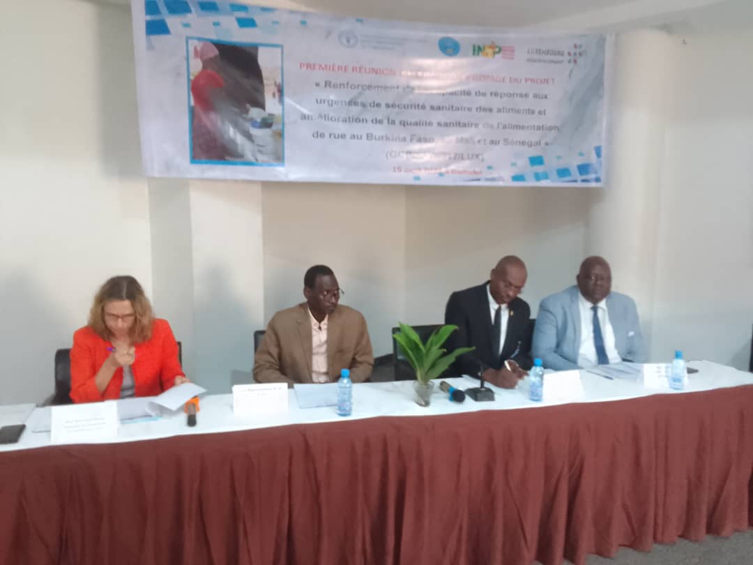 Projet de « Renforcement  de la capacité de réponse aux urgences de sécurité des aliments » : Bamako a abrité la 1ère réunion du comité de pilotage !